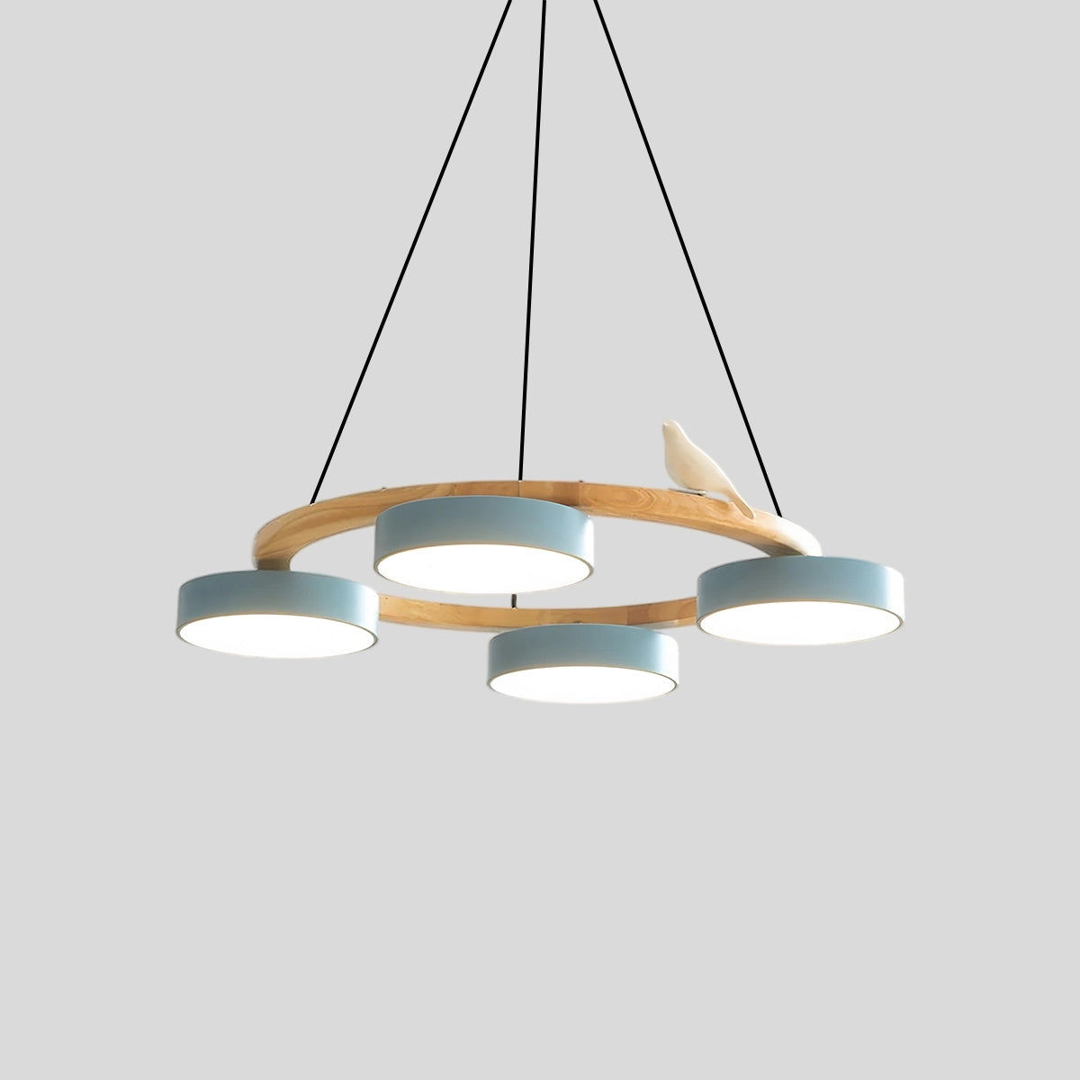 Antizer Sienna Bird Round Chandelier for Living Room
