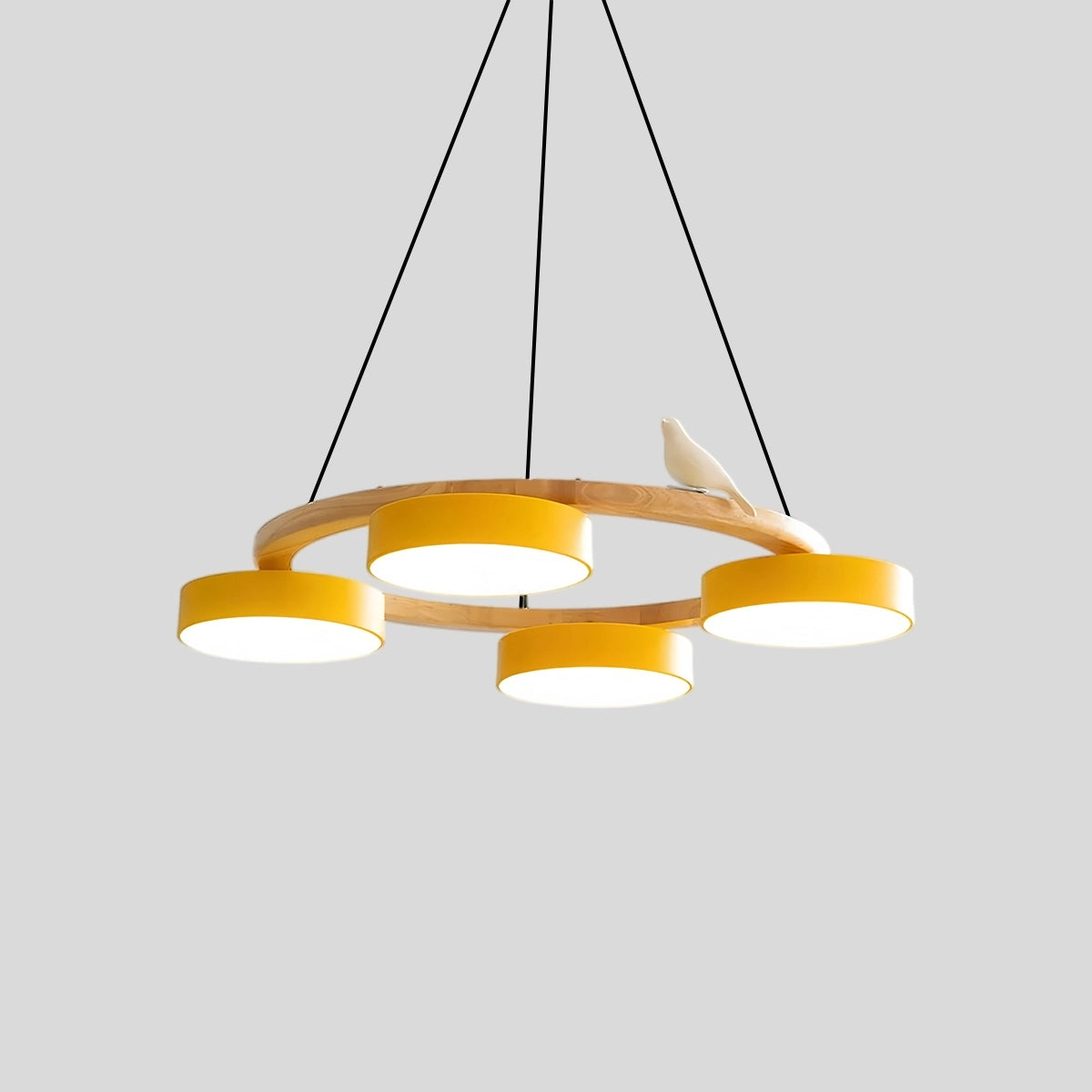 Antizer Sienna Bird Round Chandelier for Living Room