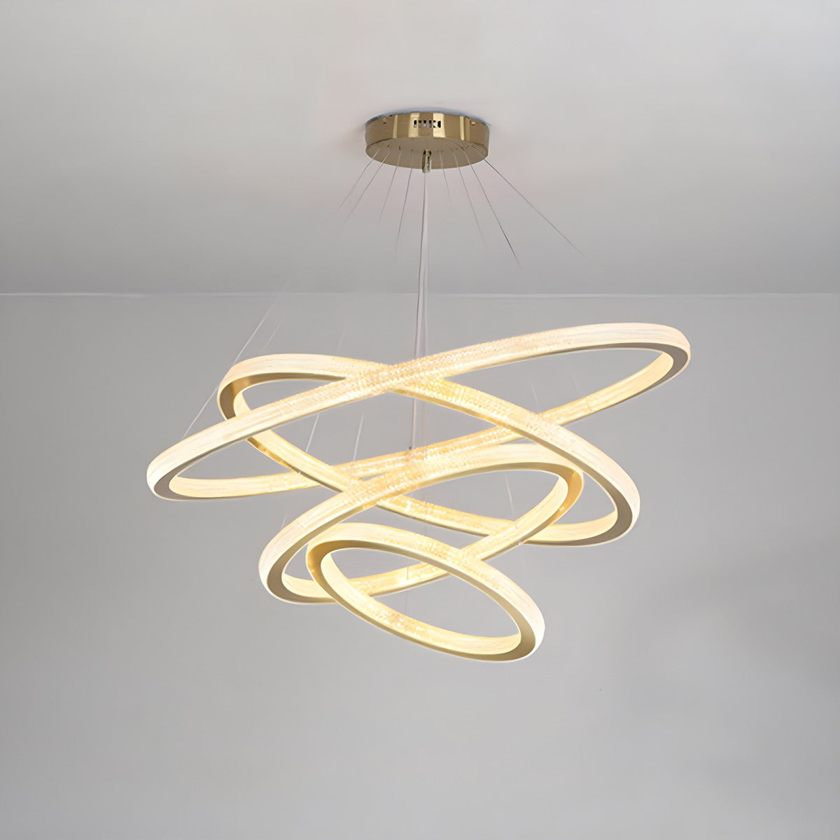 Antizer Modern Ring LED Pendant Light for Dining Room