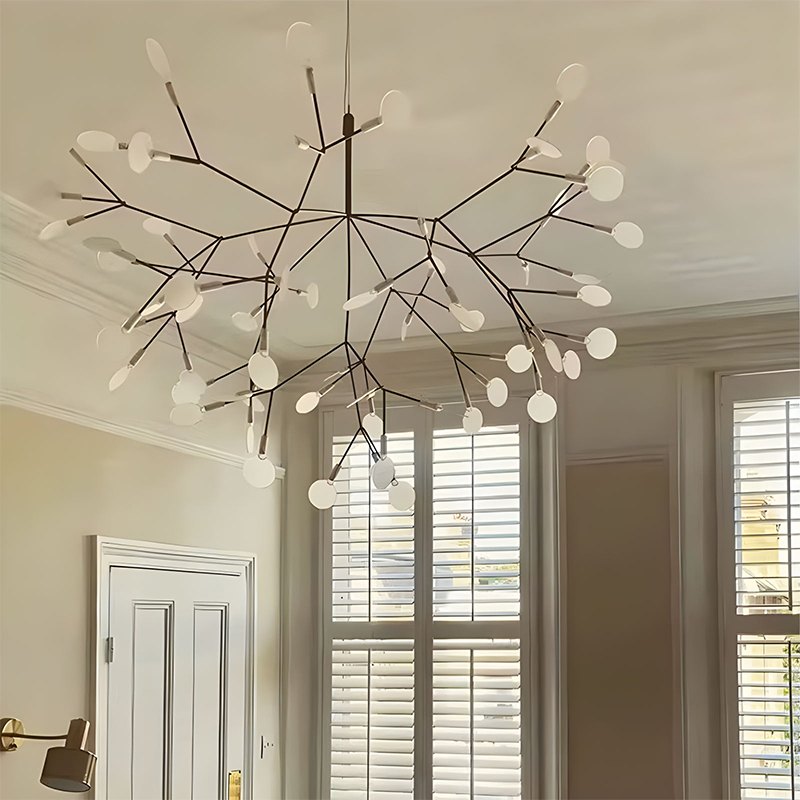 Black Firefly LED Chandelier