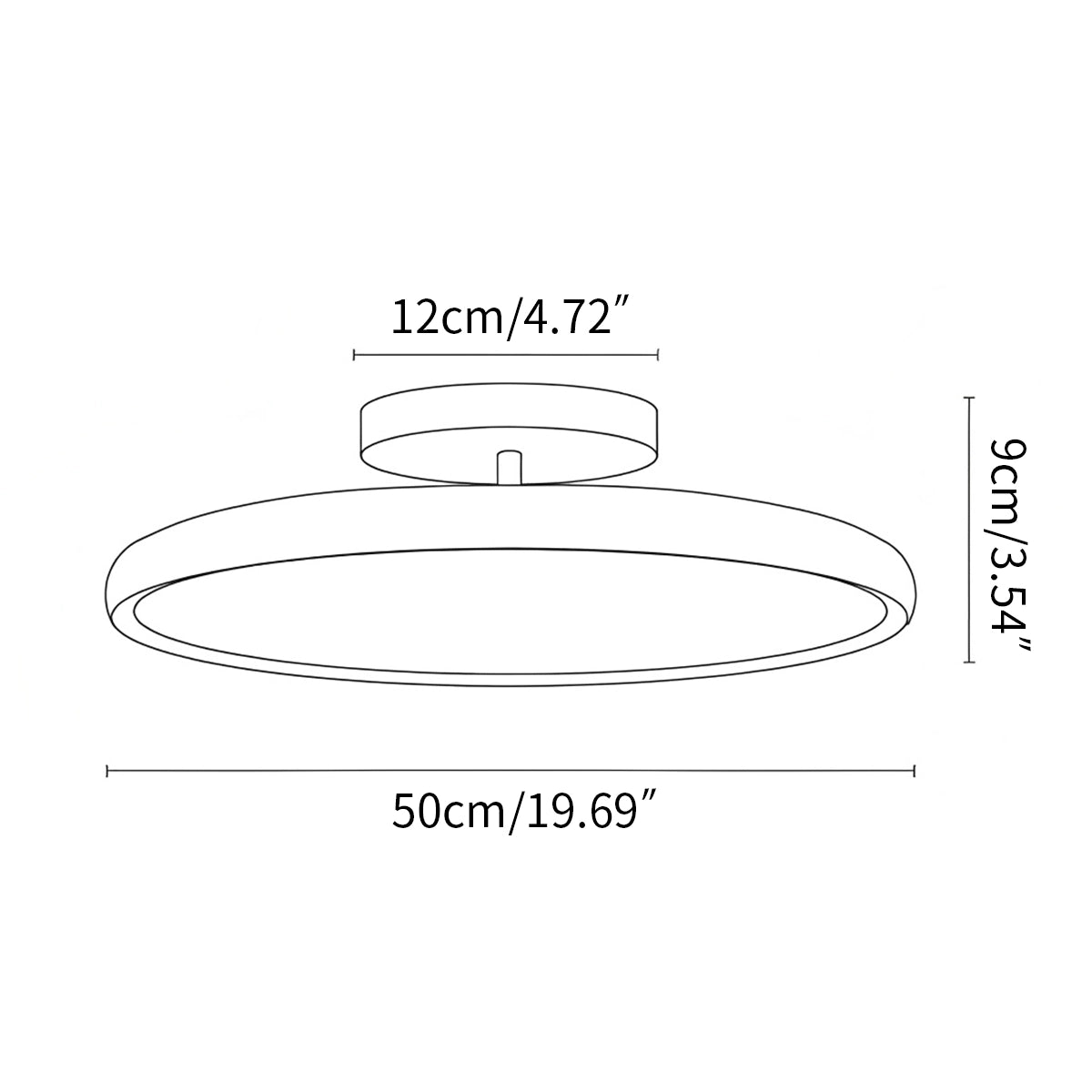 Antizer Drift Adjustable Ceiling Lamp for Bedroom