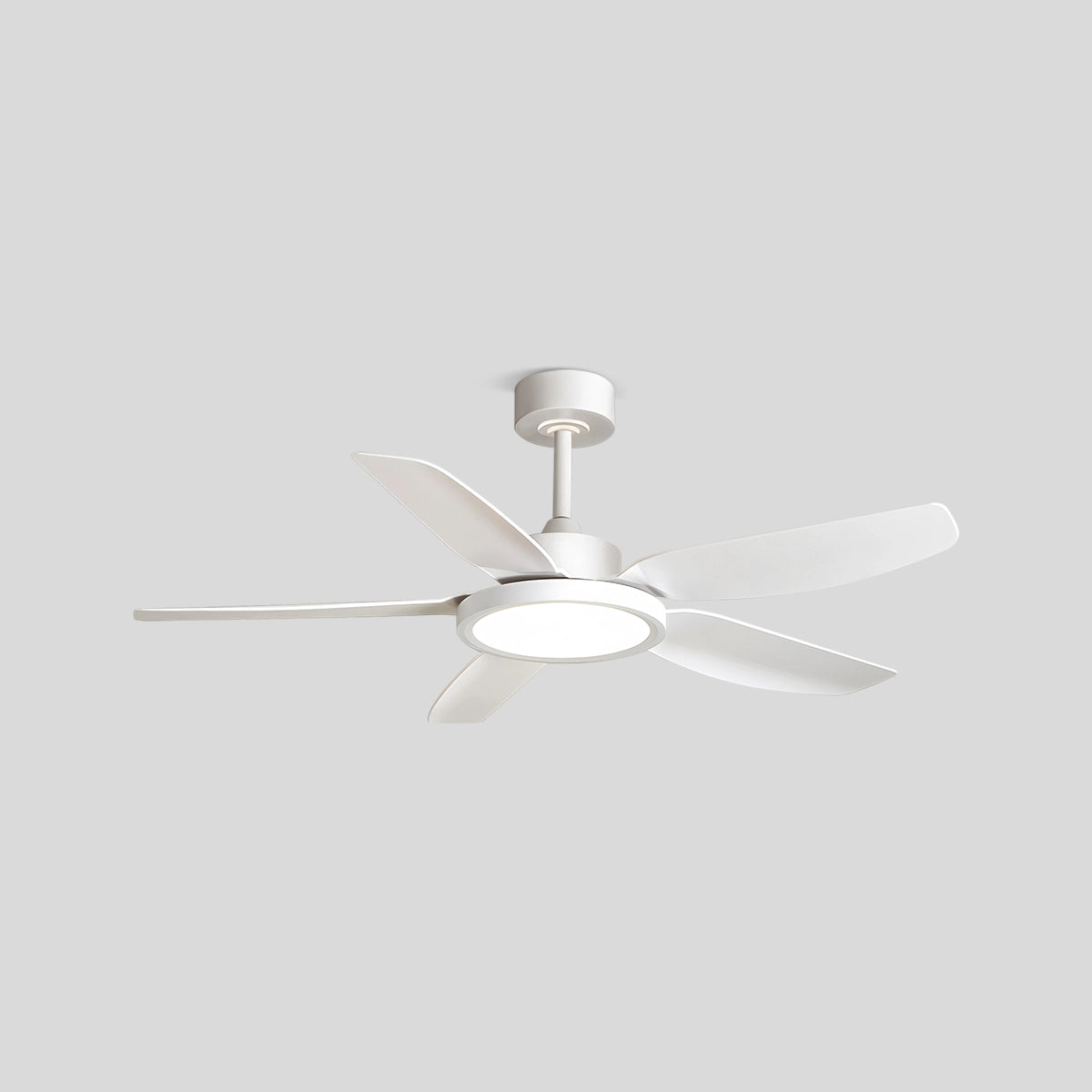 Antizer Modern White Ceiling Fans with Lights and Remote