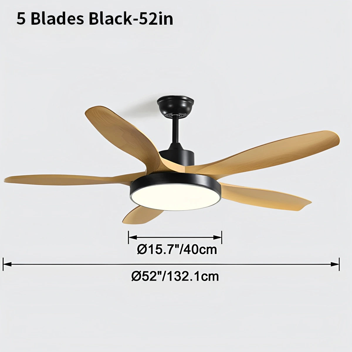 Antizer Scandi Reversible Ceiling Fan with Light