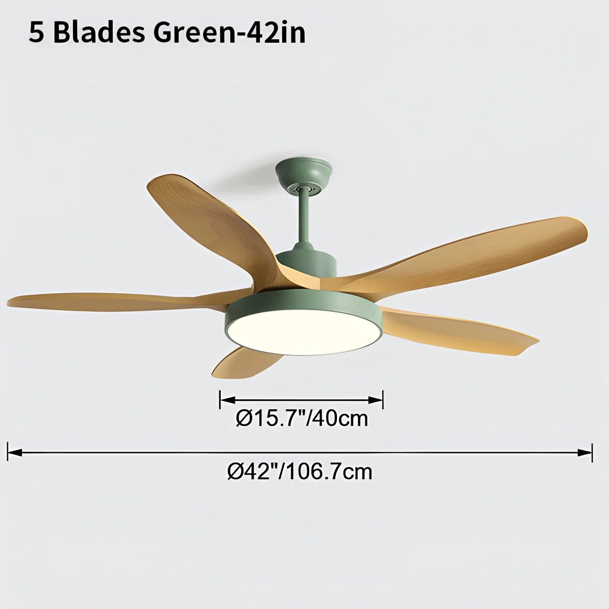Antizer Scandi Reversible Ceiling Fan with Light