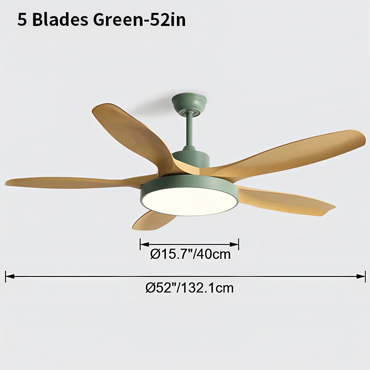 Antizer Scandi Reversible Ceiling Fan with Light