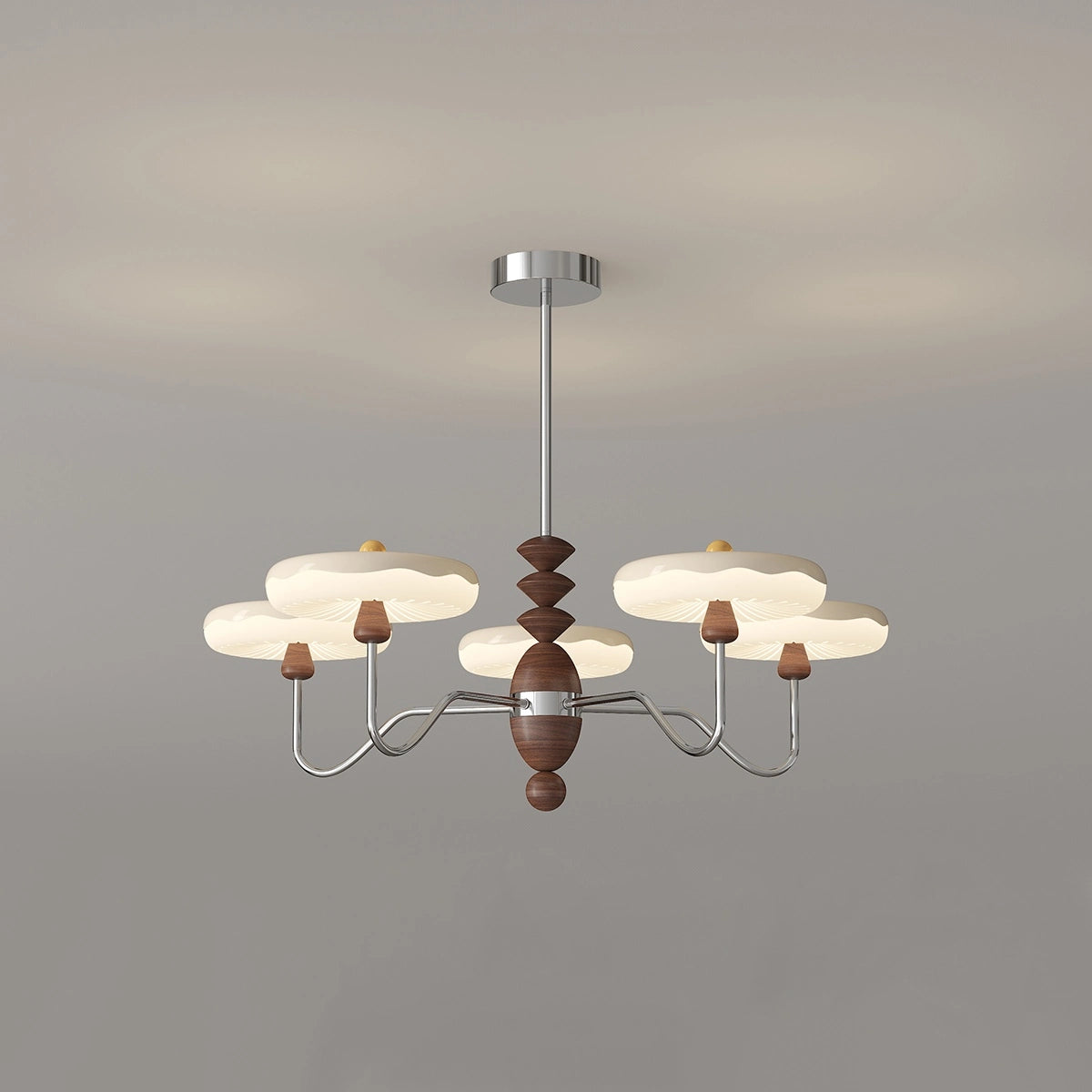Antizer French Cream Style UFO Chandelier for Living Room