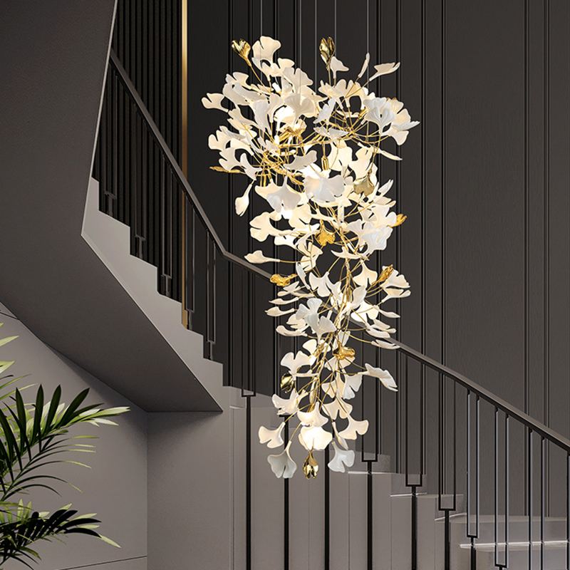 Ginkgo Leaf Chandelier