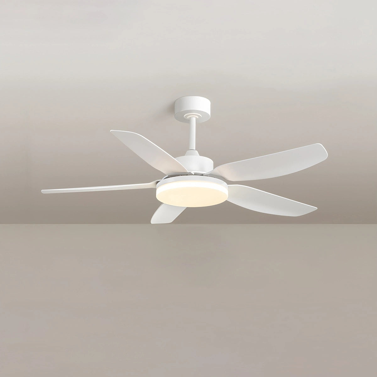 Antizer White Remote Control Ceiling Fan Light