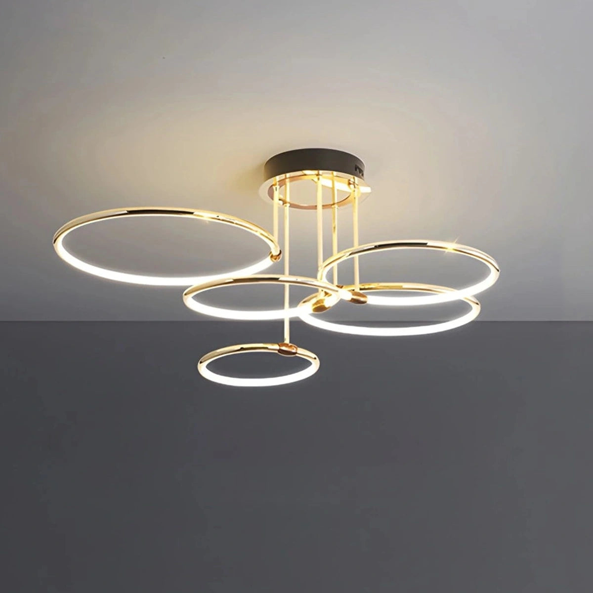 Antizer Metal Circular Chandelier Ceiling Lamp