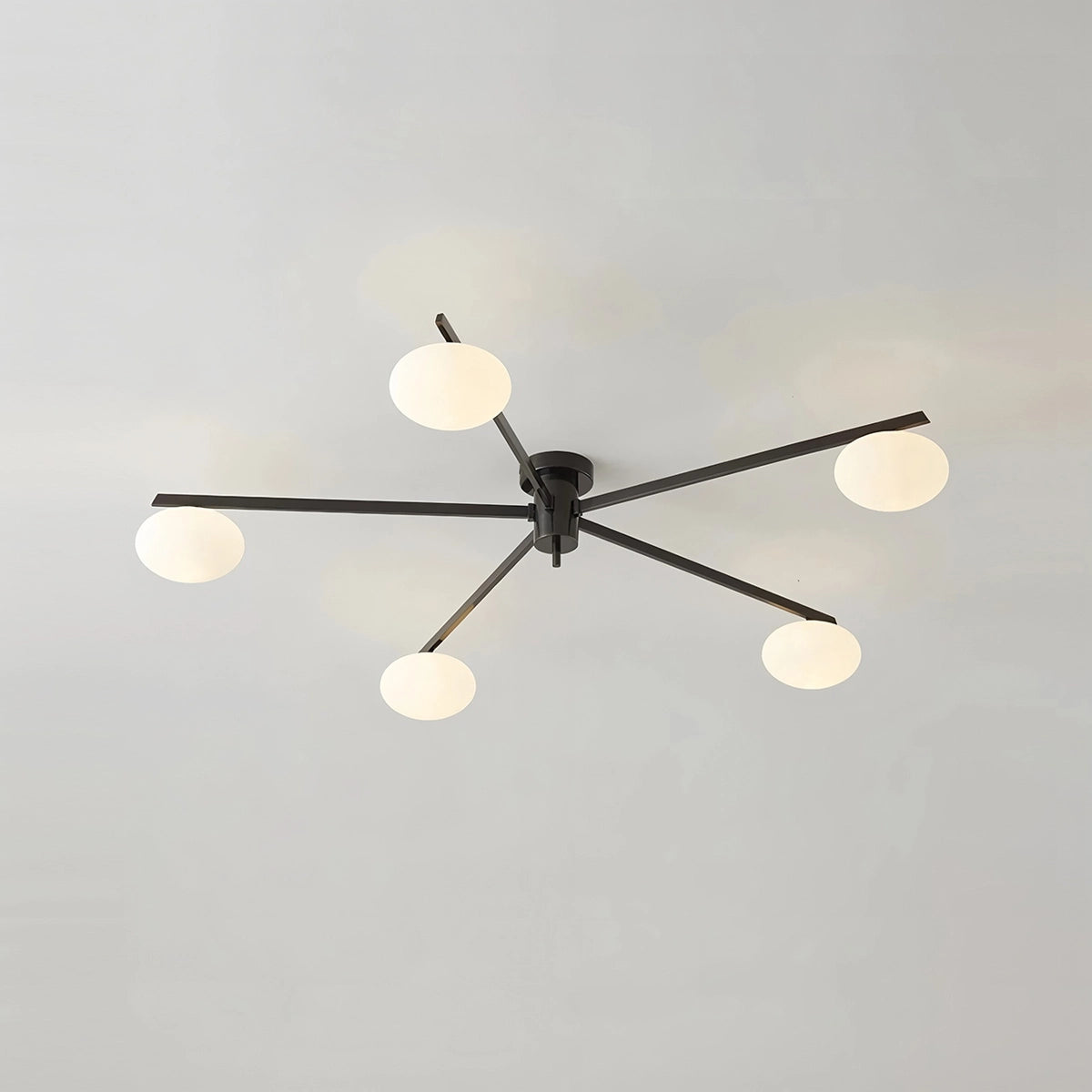 Antizer Modern Multi-Arm Semi Flush Mount Ceiling Light