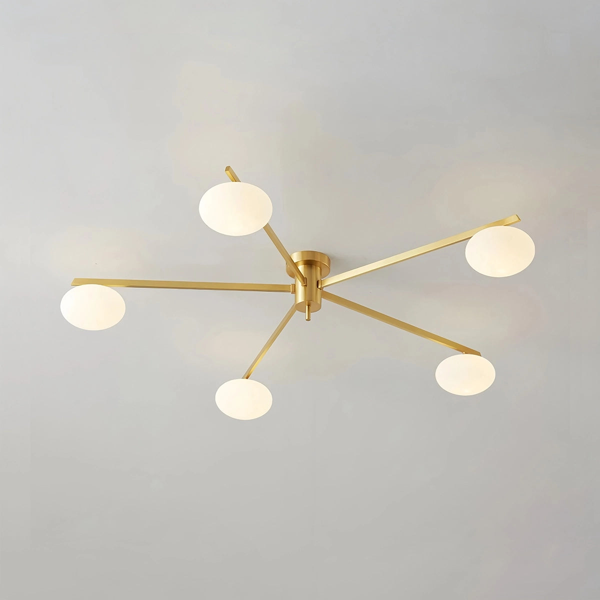 Antizer Modern Multi-Arm Semi Flush Mount Ceiling Light
