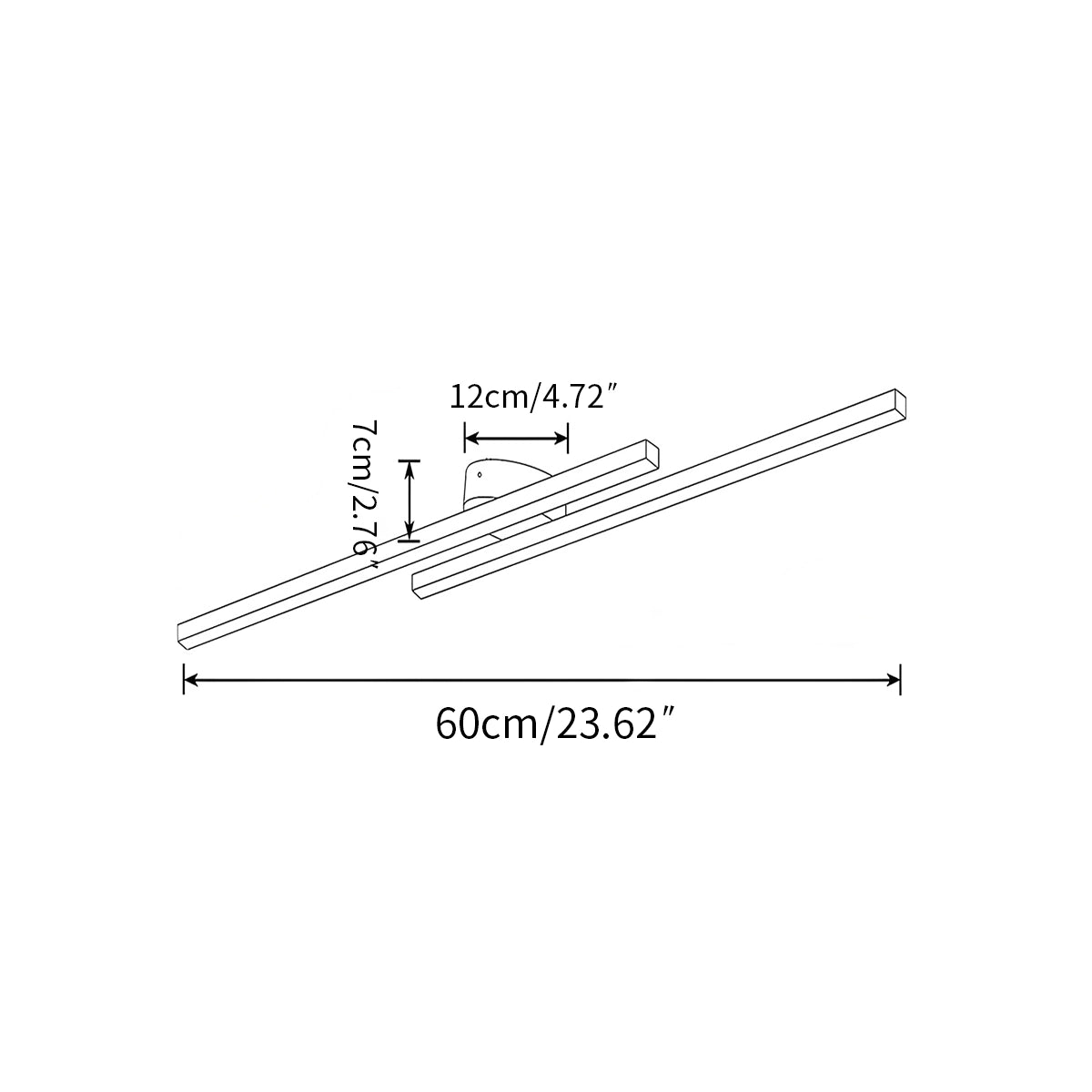Antizer Minimalism Dimmable Linear Ceiling Light