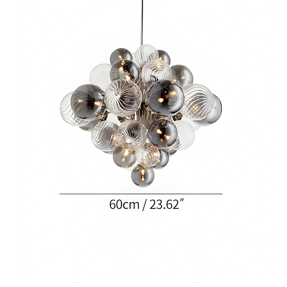 Antizer Nordic Glass Bubble Chandelier