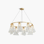 Antizer Modern Simple Crystal Chandelier for Living Room