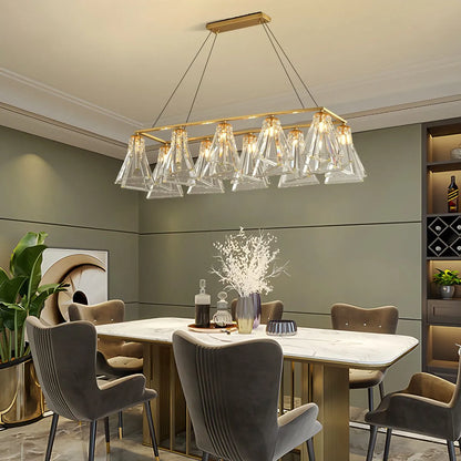 Antizer Modern Simple Crystal Chandelier for Living Room
