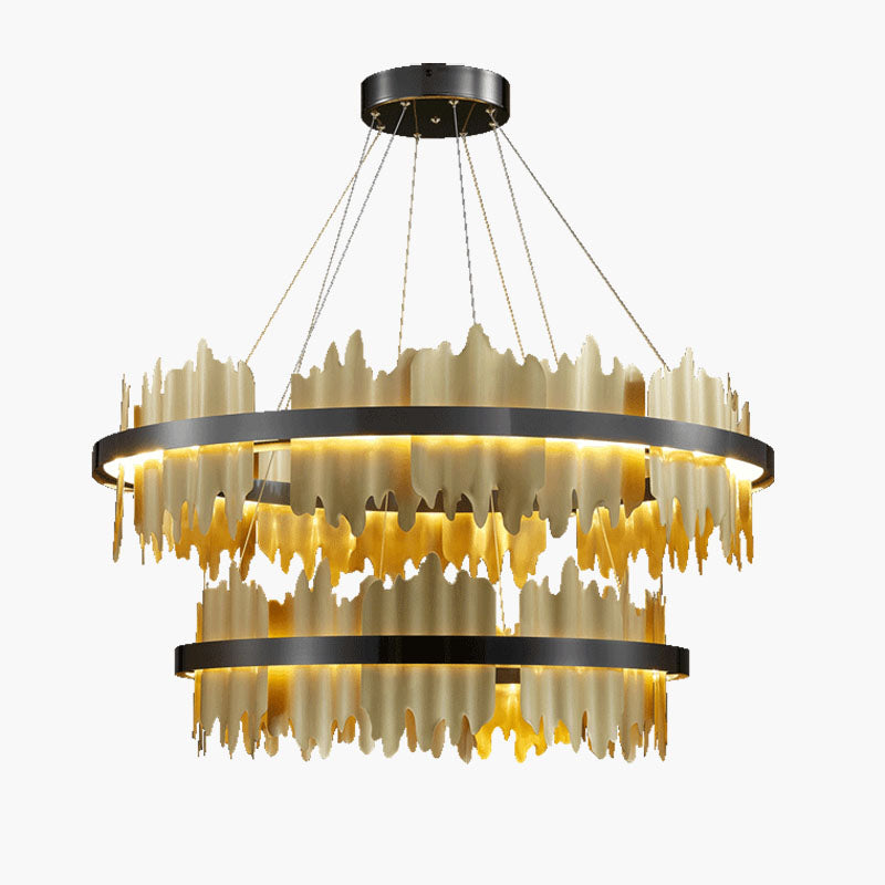 Ice Berg Tier Round Chandelier