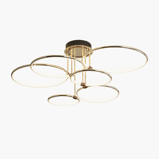 Antizer Metal Circular Chandelier Ceiling Lamp