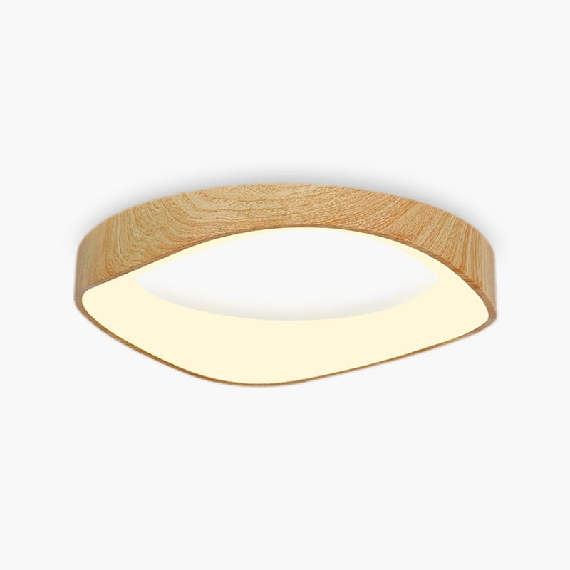 Nordic Wood Circle Ceiling Light