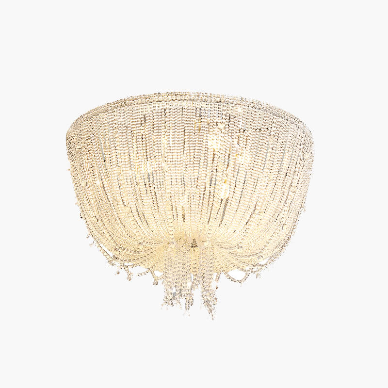 Creative Crystal Tassel Ceiling Light