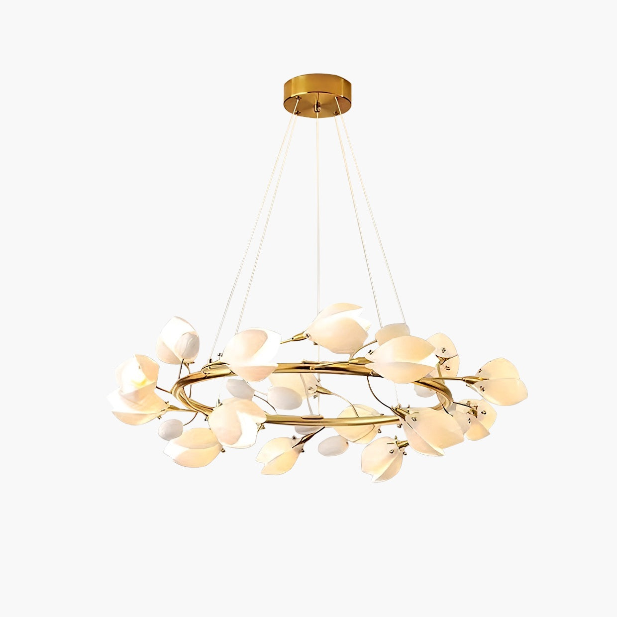 Ceramics Magnolia Chandelier