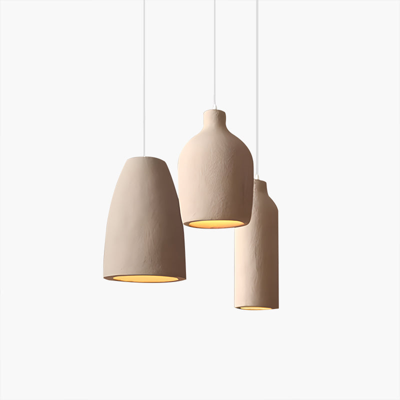 Simple Gypsum Pendant Lights