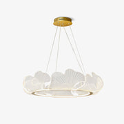 Antizer Ginkgo Leaf Chandelier for Living Room