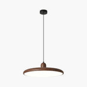 Antizer Retro Walnut Color Round UFO Pendant Light