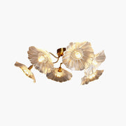 Antizer Lotus Leaf Glass Ceiling Lamp for Living Room
