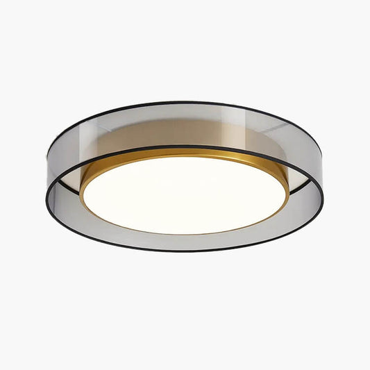 Antizer Simple Round LED Copper Pendant Light Ceiling Lamp