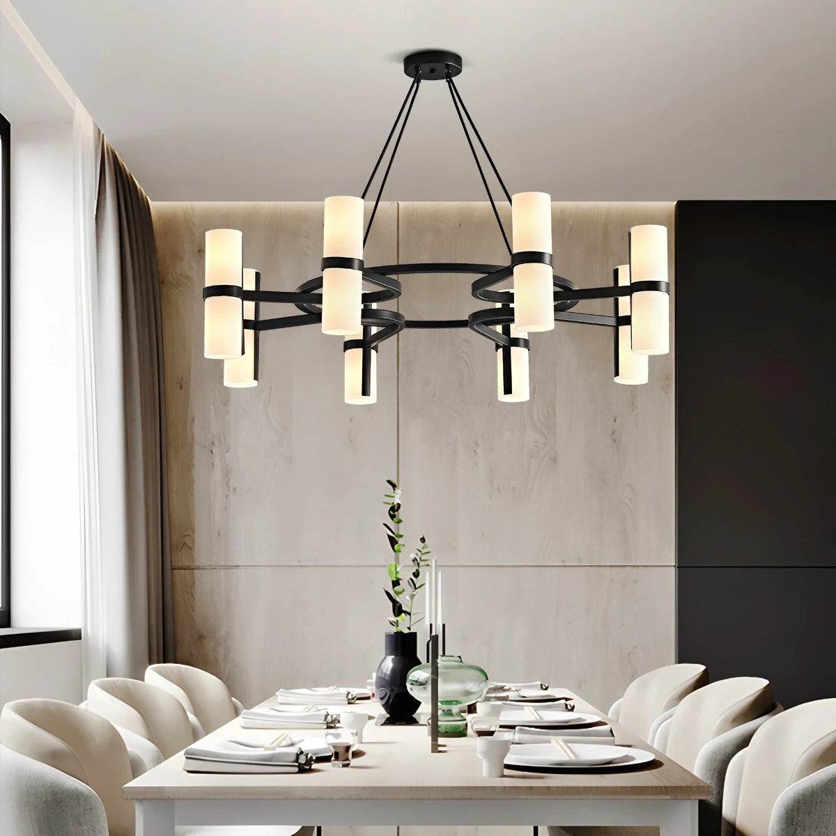 Antizer Nordic Creative Multi-Headed Round Chandelier