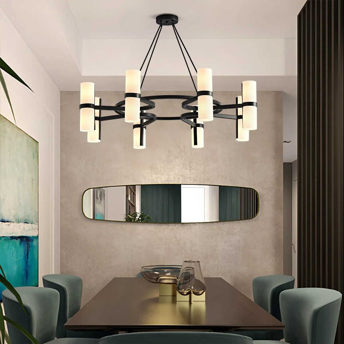 Antizer Nordic Creative Multi-Headed Round Chandelier