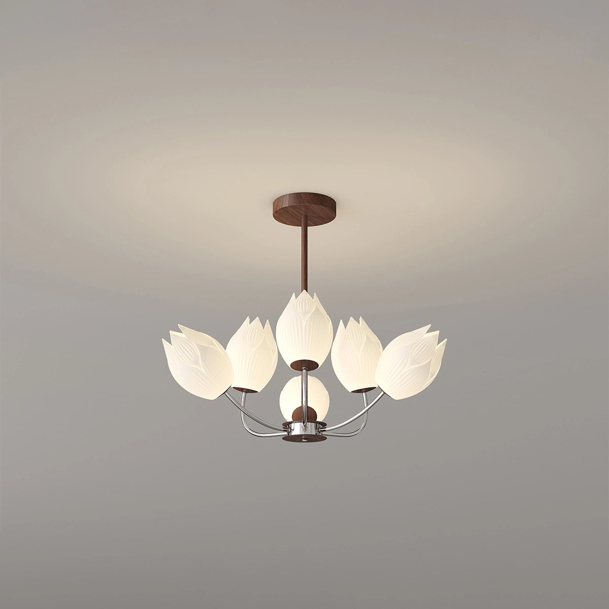 Antizer Medieval Style Flower Chandelier for Bedroom