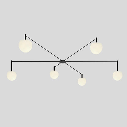 Antizer Custom Frosted Glass Globe Ceiling Light