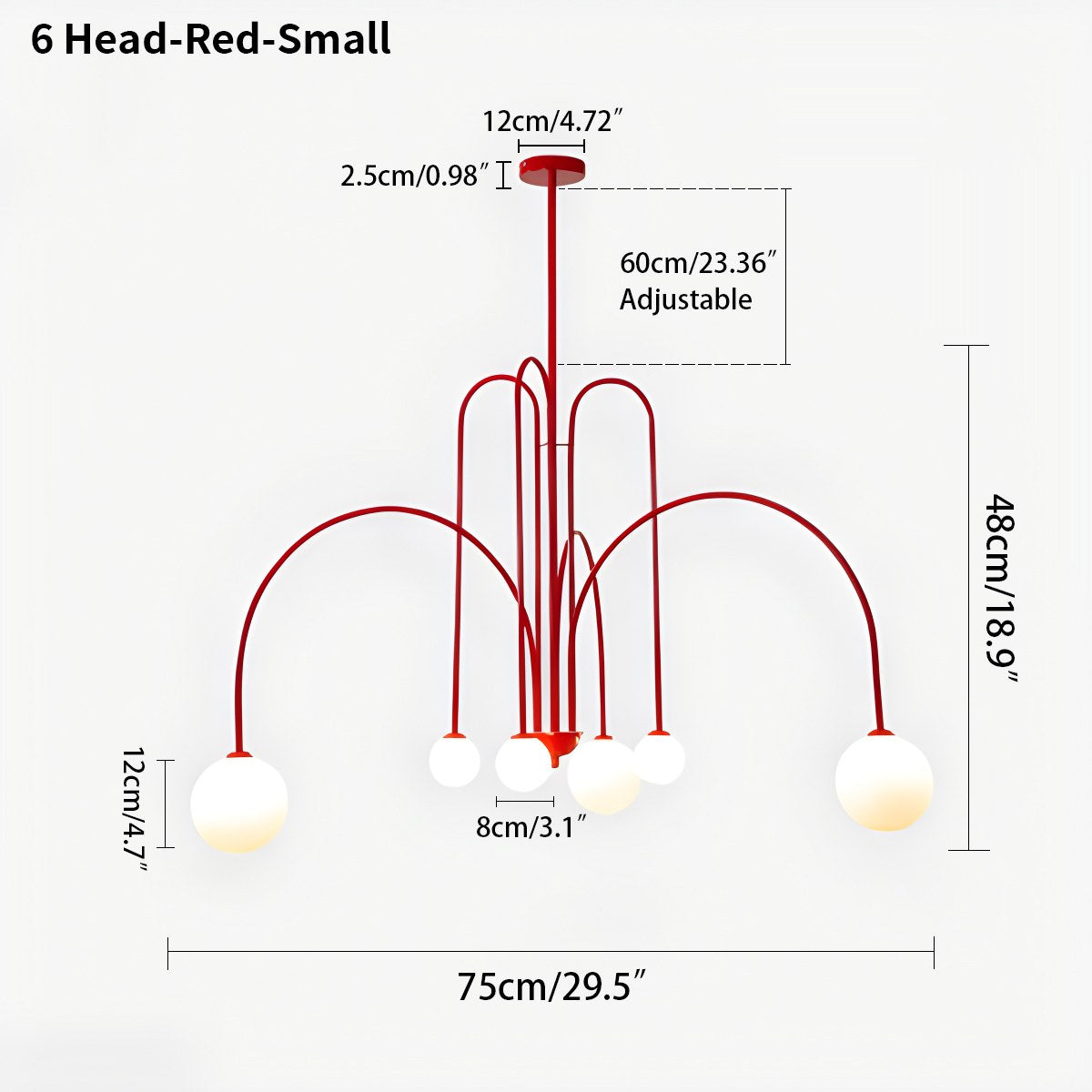 Avi Double Layer Glass Chandelier