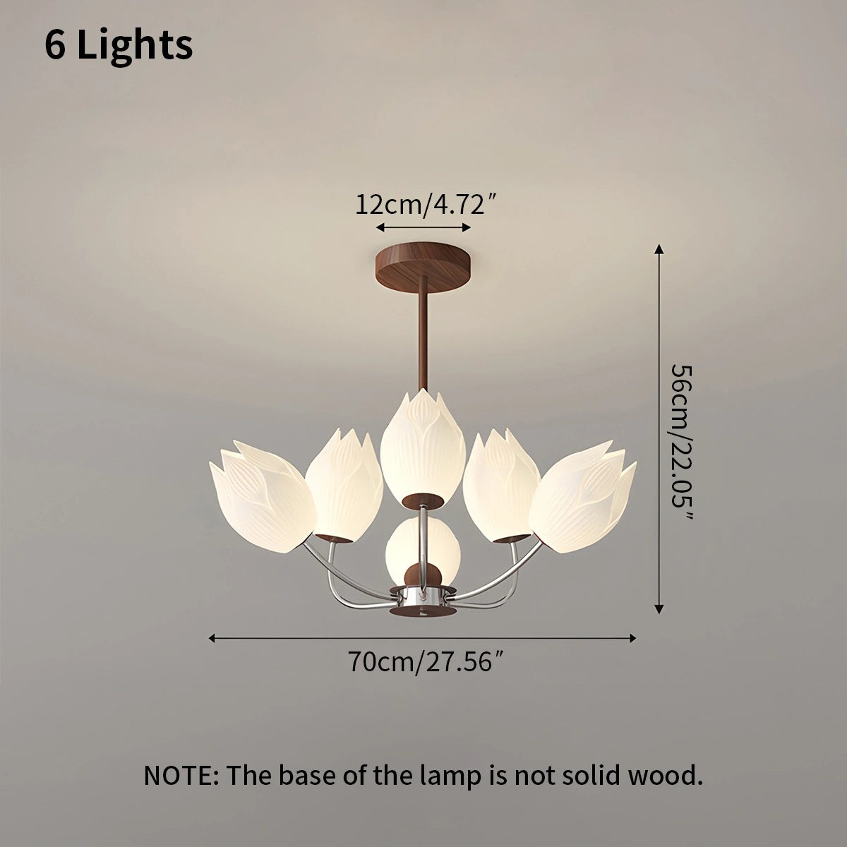 Antizer Medieval Style Flower Chandelier for Bedroom
