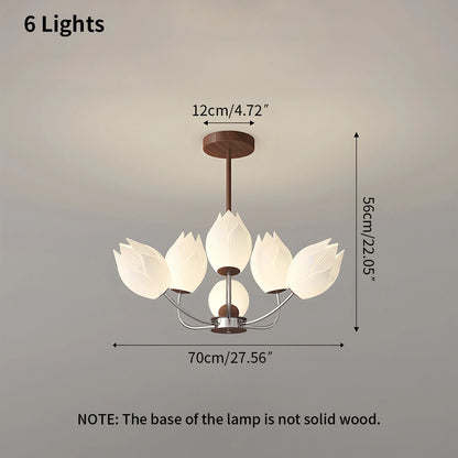 Antizer Medieval Style Flower Chandelier for Bedroom