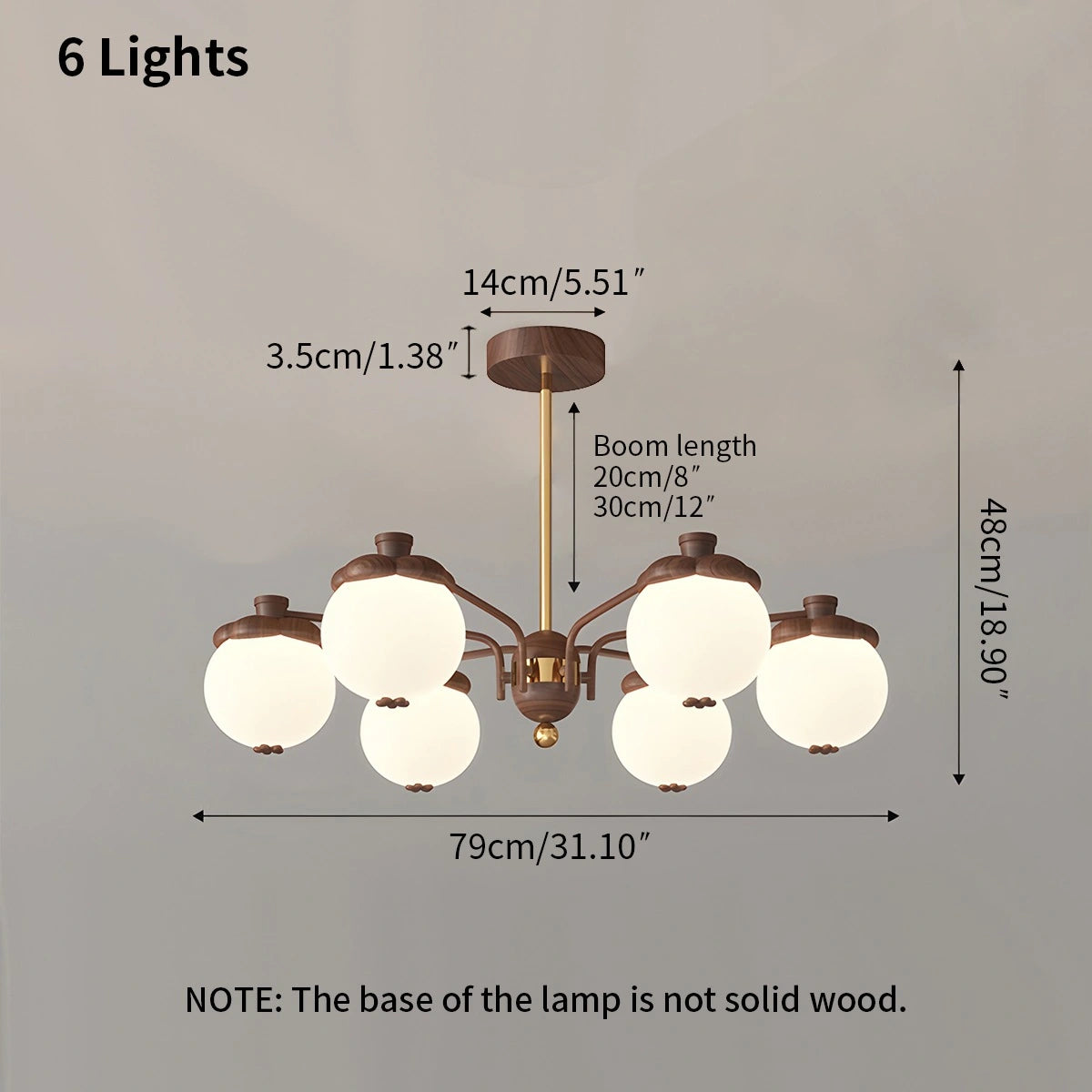 Antizer French Farmhouse Chandelier for Living Room
