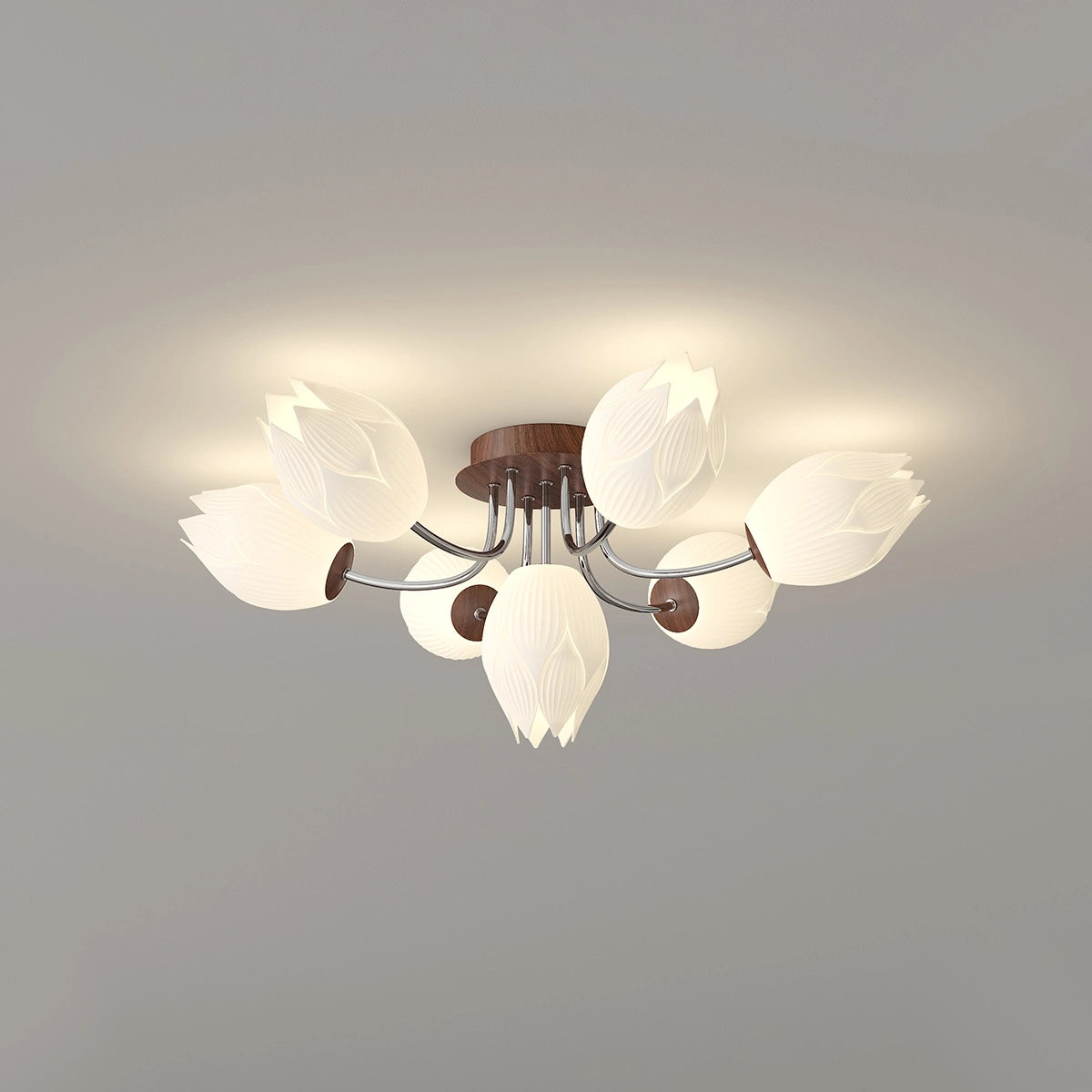 Antizer Medieval Flower Ceiling Lamp for Living Room