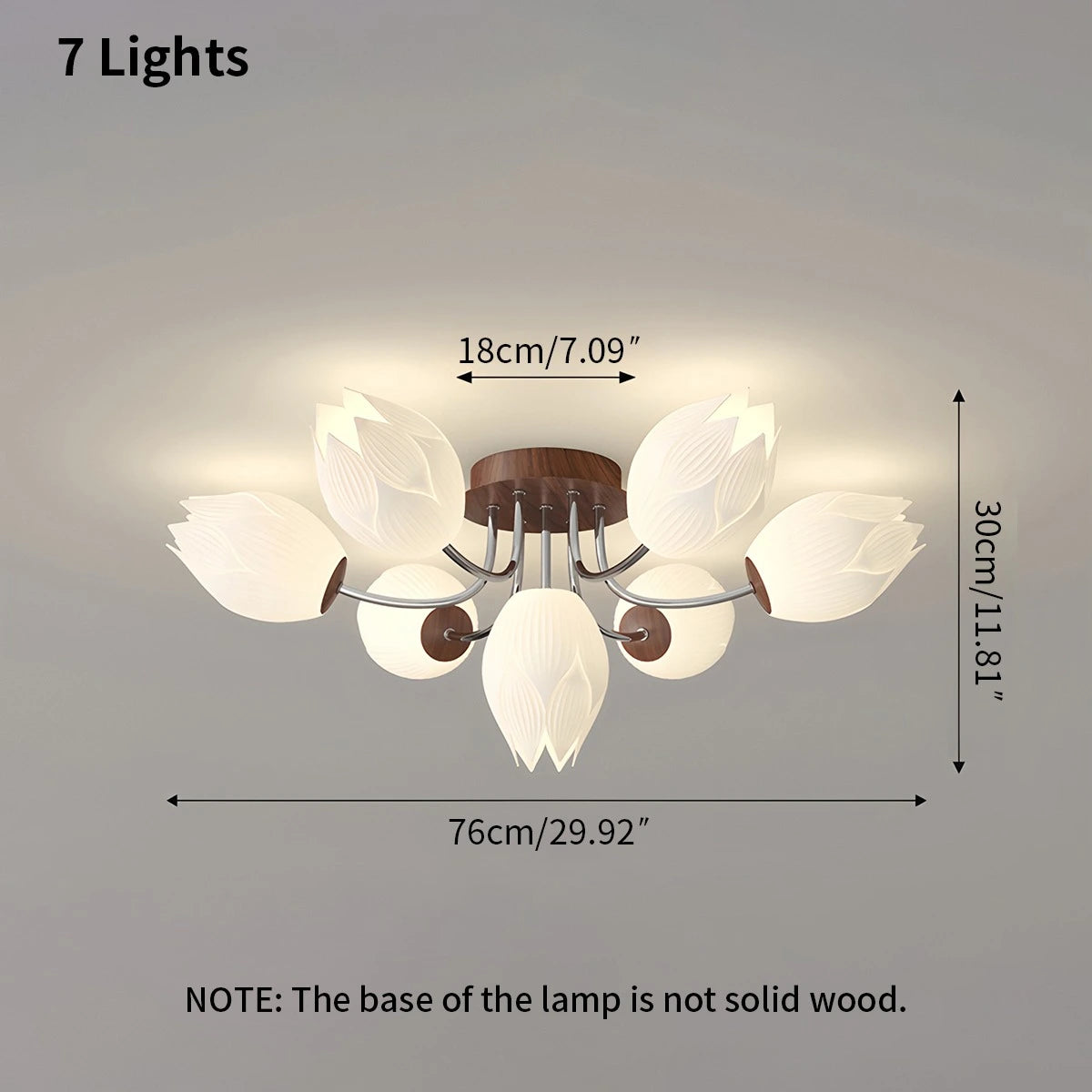Antizer Medieval Flower Ceiling Lamp for Living Room