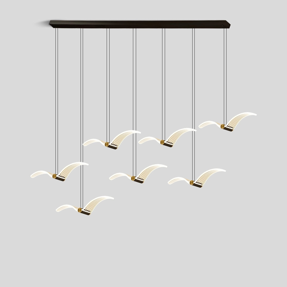 Antizer Light Luxury Art Seagull Pendant Lamp for Living Room