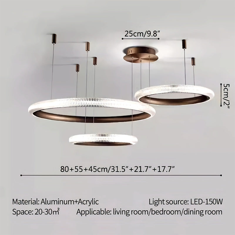 Nordic Circular  Chandeliers