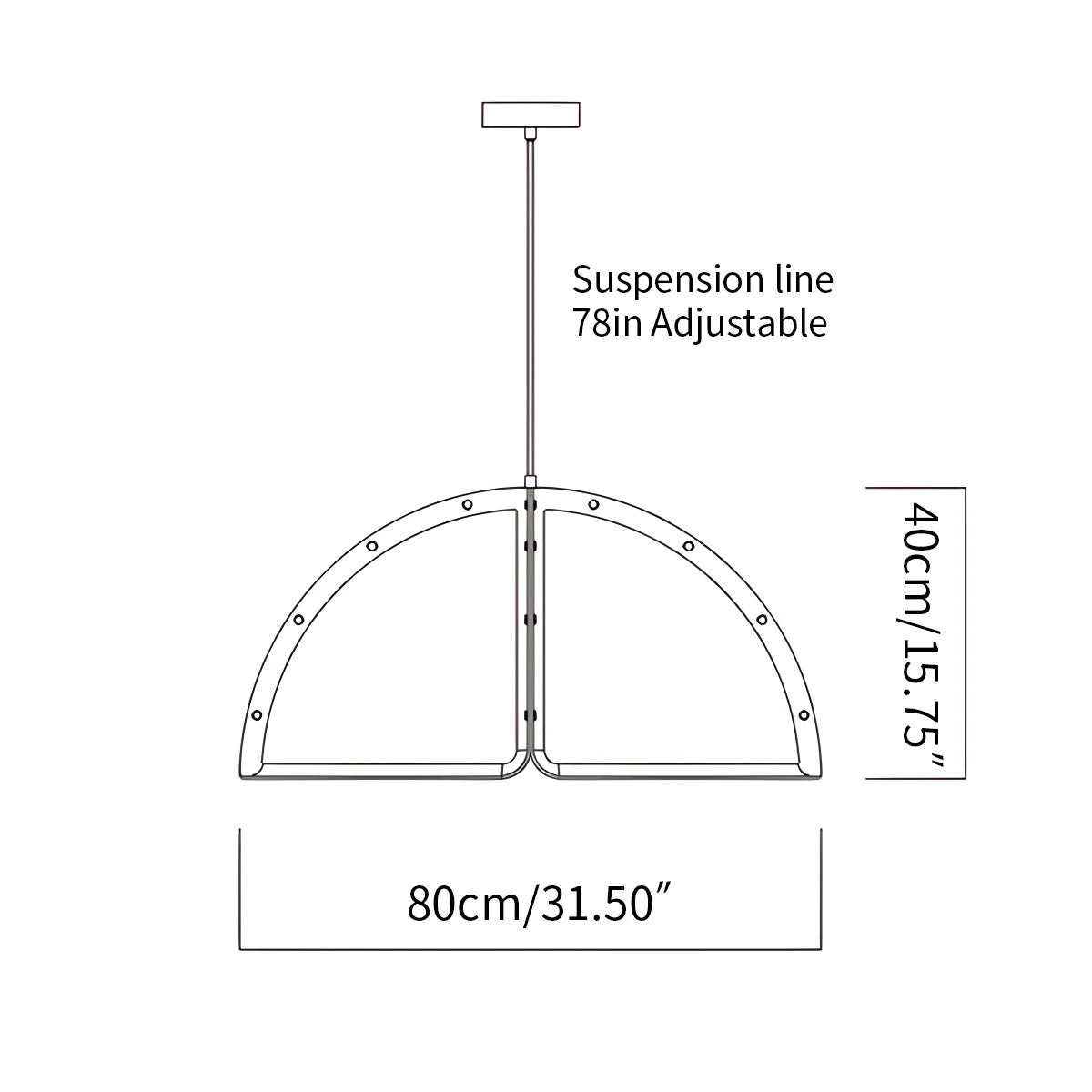 Antizer Nordic Simple Style Felt Pendant Light