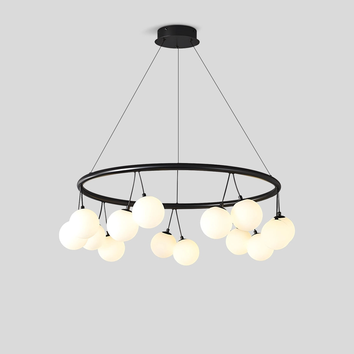 Antizer Valentina Nordic LED Glass Ball Chandelier