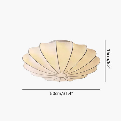 Antizer Modern Silk Lantern Ceiling Light for Bedroom