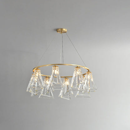 Antizer Modern Simple Crystal Chandelier for Living Room