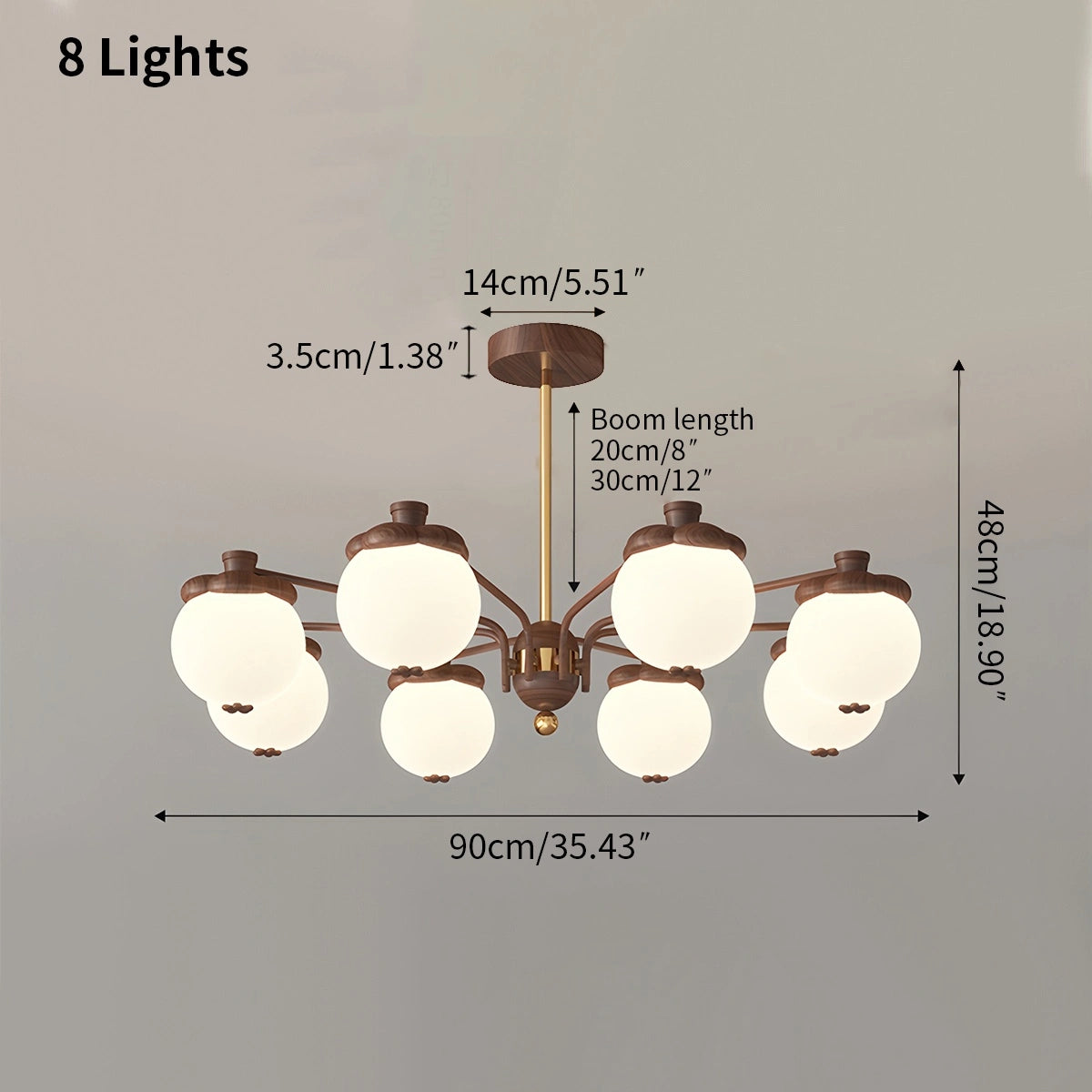 Antizer French Farmhouse Chandelier for Living Room
