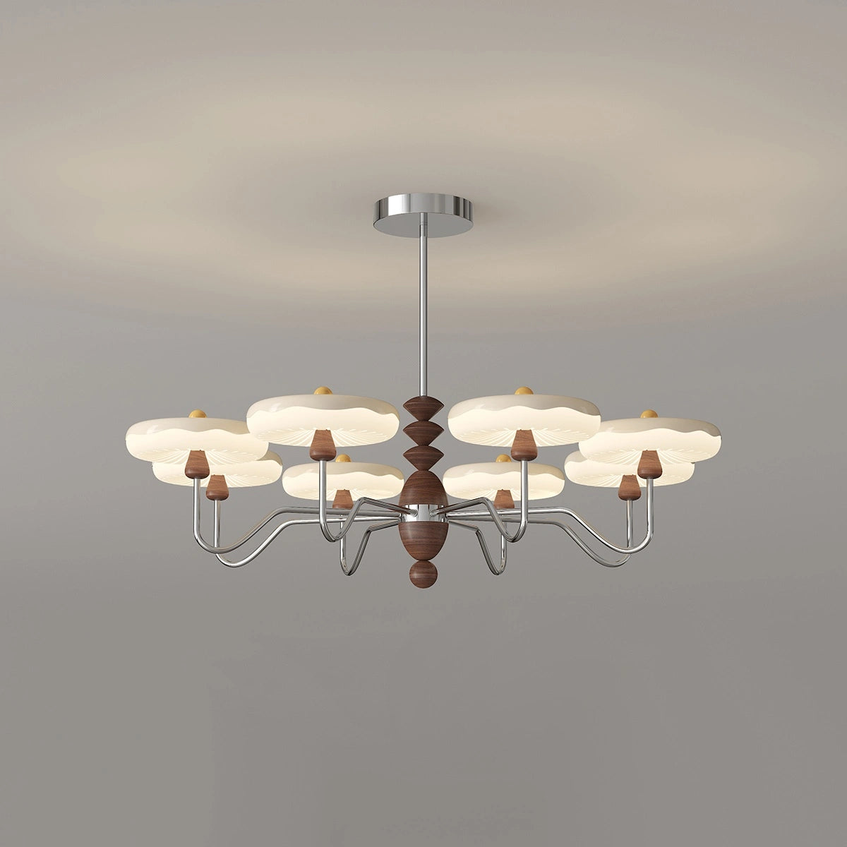 Antizer French Cream Style UFO Chandelier for Living Room