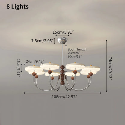 Antizer French Retro UFO Chandelier for Living Room