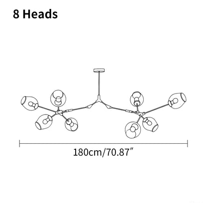 Antizer Freya Modern Glass Chandelier