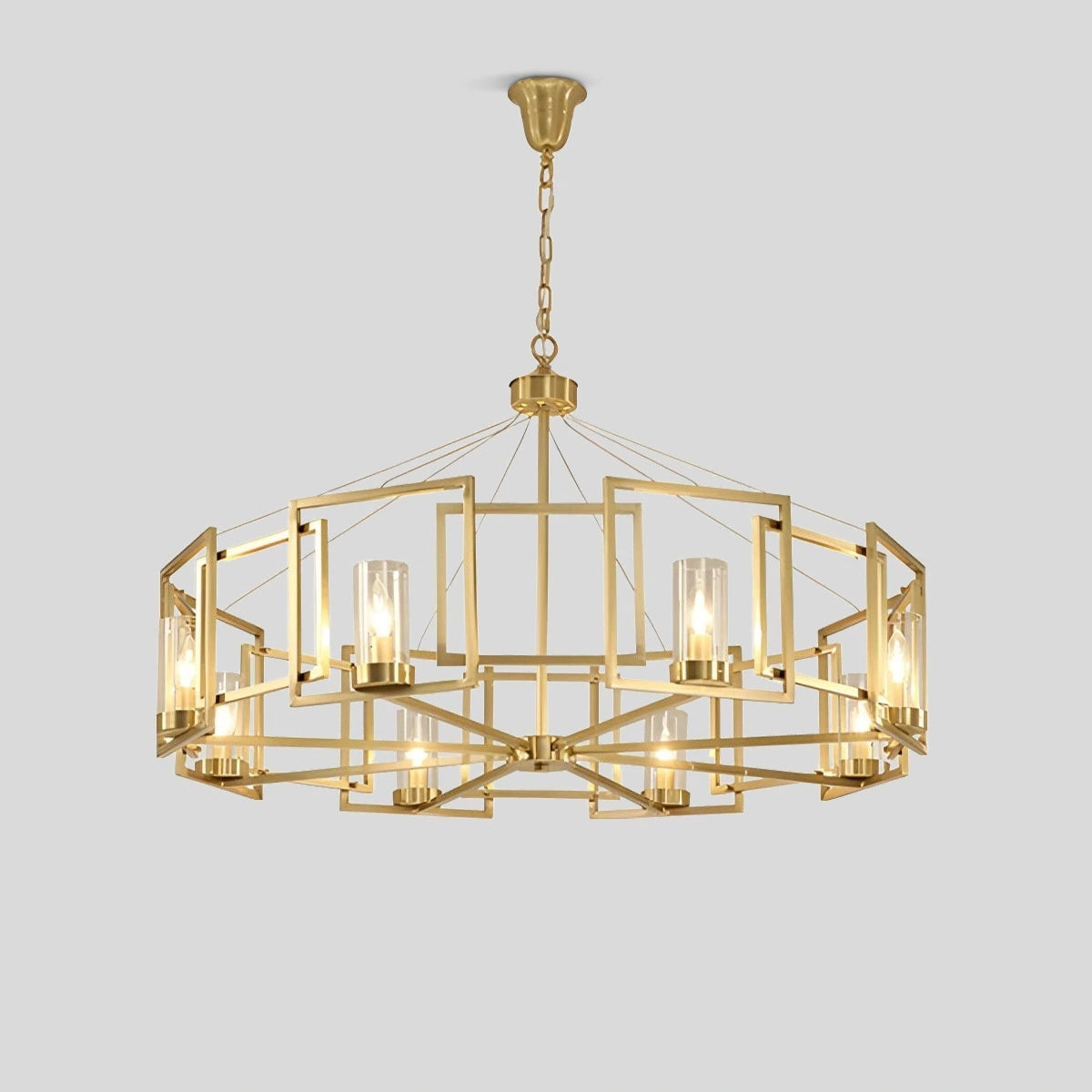 Antizer Modern Luxury All Copper Chandelier